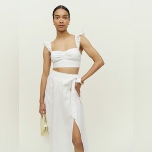 Reformation Two Piece Dress - linen - NWT